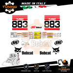 Kit Adesivi Mezzi da Lavoro BobCat Pala 883 G turbo