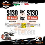 Kit Adesivi Mezzi da Lavoro BobCat Pala S130 serie K