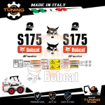 Kit Adesivi Mezzi da Lavoro BobCat Pala S175 serie K