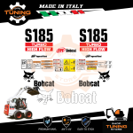 Kit Adesivi Mezzi da Lavoro BobCat Pala S185 turbo HF