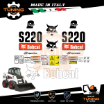 Kit Adesivi Mezzi da Lavoro BobCat Pala S220 serie K