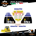 Kit Adesivi Mezzi da Lavoro Komatsu Dozer D51EX-22