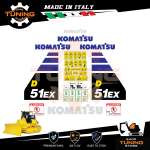 Kit Adesivi Mezzi da Lavoro Komatsu Dozer D51EX-24