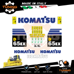 Kit Adesivi Mezzi da Lavoro Komatsu Dozer D65EX-15