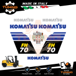 Kit Adesivi Mezzi da Lavoro Komatsu Carrello Elevatore FH70-2