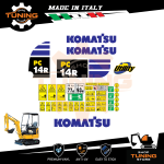 Arbeit bedeutet Klebekit Komatsu Bagger PC14R-3