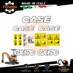Work Vehicle Stickers Case Excavator CX17C