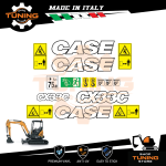 Kit Adesivi Mezzi da Lavoro Case Escavatore CX33C