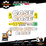 Work Vehicle Stickers Case Excavator CX60C