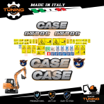 Work Vehicle Stickers Case Excavator CX80C MSR