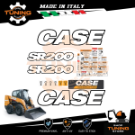 Work Vehicle Stickers Case Mini Shovel SR200 tier 4