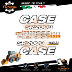 Kit Adesivi Mezzi da Lavoro Case Minipala SR200B tier 4