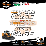 Work Vehicle Stickers Case Mini Shovel SR210B tier 4