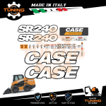 Kit Adhesivo Medios de Trabajo Case Mini pala SR240 tier 4