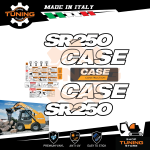 Kit Adhesivo Medios de Trabajo Case Mini pala SR250 tier 4