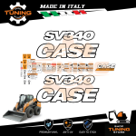 Kit Adesivi Mezzi da Lavoro Case Minipala SV340 tier 4