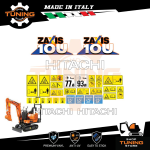 Work Vehicle Stickers Hitachi excavator ZX10U-6