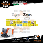 Kit Adesivi Mezzi da Lavoro Hitachi escavatore ZX25