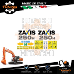 Kit Adesivi Mezzi da Lavoro Hitachi escavatore ZX250H-5B