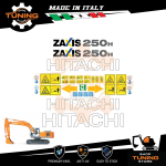 Kit Adesivi Mezzi da Lavoro Hitachi escavatore ZX250H-5G