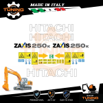 Kit Adesivi Mezzi da Lavoro Hitachi escavatore ZX250K-5G