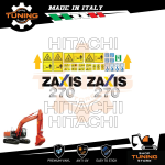 Kit Adesivi Mezzi da Lavoro Hitachi escavatore ZX270-3