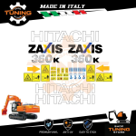 Kit Adhesivo Medios de Trabajo Hitachi excavador ZX350K-3
