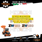 Kit adhésif Work Means Hitachi pelle ZW150
