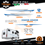 Kit Decalcomanie Adesivi Stickers Camper Rimor - versione M