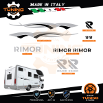 Kit Decalcomanie Adesivi Stickers Camper Rimor - versione R