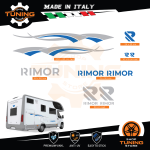 Kit Decalcomanie Adesivi Stickers Camper Rimor - versione S