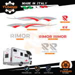 Kit Decalcomanie Adesivi Stickers Camper Rimor - versione T