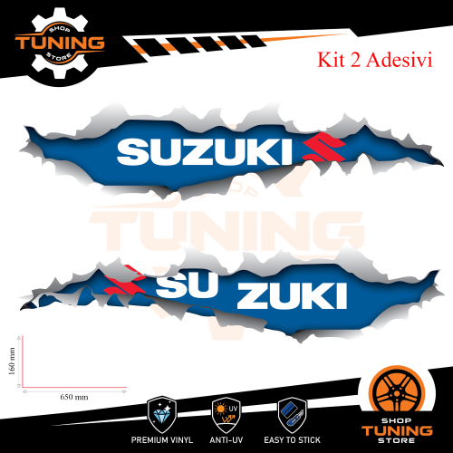 Prodotto: Suzuki_Jeep_65x16_C - Auto Aufkleber Kit Suzuki cm 65x16