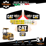 Work Vehicle Stickers Caterpillar Compactor CB2.7