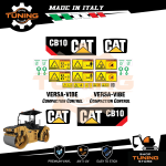 Kit Adesivi Mezzi da Lavoro Caterpillar Compattatore CB10