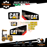 Kit Adesivi Mezzi da Lavoro Caterpillar Compattatore CB24B_XT