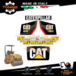 Kit Adesivi Mezzi da Lavoro Caterpillar Compattatore CB32