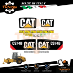 Kit Adhesivo Medios de Trabajo Caterpillar Compactador CS74B