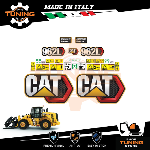 Kit Adhesivo Medios de Trabajo Caterpillar Pala 962L