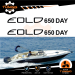 Boat Stickers Kit Eolo 650 Day